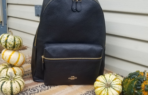 Coach "Charlie" backpack in black - Picture 10 of 11